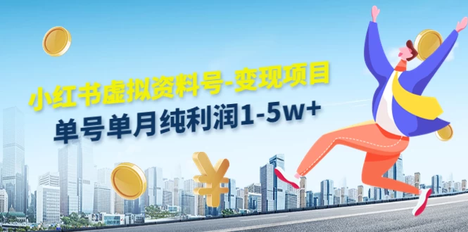 虚拟资料号变现项目，单月单号纯利润1W+，实操玩法分享-老K资源网