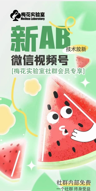 梅花实验室2024年AB技术视频号AB合成破解版-老K资源网
