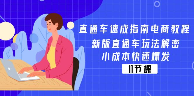 直通车速成指南电商教程：新版直通车玩法解密，小成本快速爆发（11节）-老K资源网