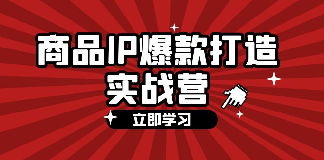 商品-IP爆款打造实战营【第四期】，手把手教你打造商品IP，爆款 不断-老K资源网
