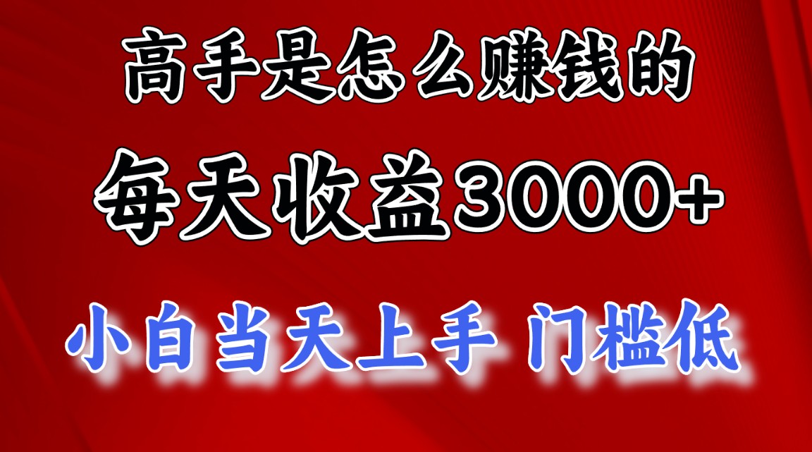 1天收益3000+，月收益10万以上，24年8月份爆火项目-老K资源网