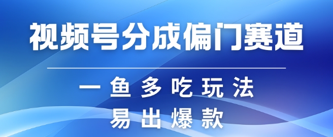 视频号创作者分成计划偏门类目，容易爆流，实拍内容简单易做-老K资源网