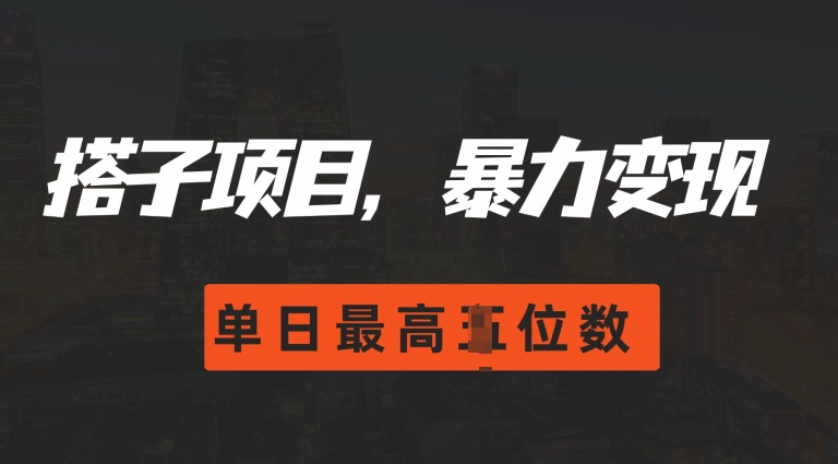 2024搭子玩法，0门槛，暴力变现，单日最高破四位数-老K资源网