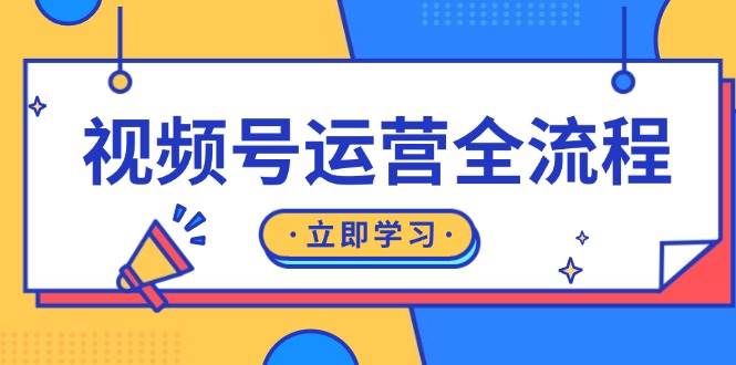 视频号运营全流程：起号方法、直播流程、私域建设及自然流与付费流运营-老K资源网