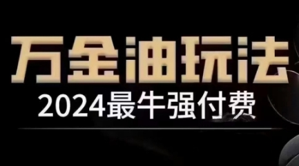 2024最牛强付费，万金油强付费玩法，干货满满，全程实操起飞（更新12月）-老K资源网