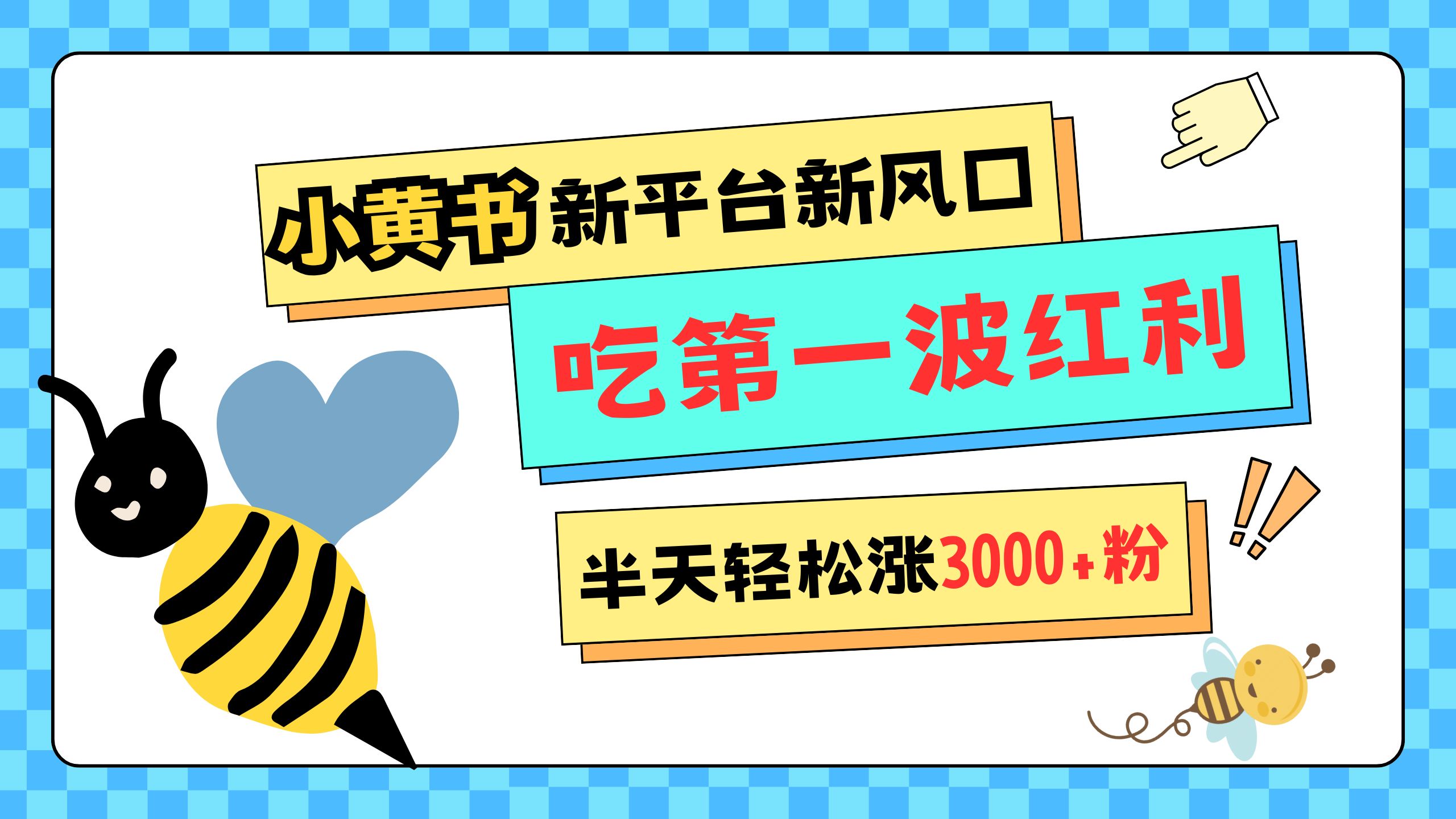 网易版小红书重磅来袭，新平台新风口，管理宽松，半天轻松涨3000粉，第一波红利等你来吃-老K资源网