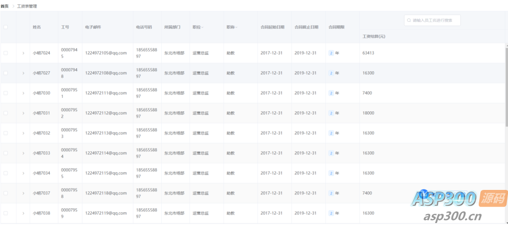 图片[2]-基于SpringBoot的人事管理系统源码 含论文+PPT-老K资源网