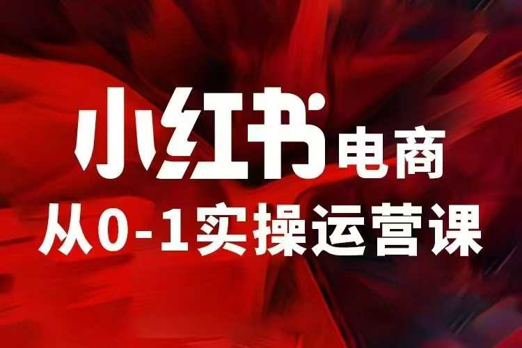 小红书电商运营，97节小红书vip内部课，带你实现小红书赚钱-老K资源网