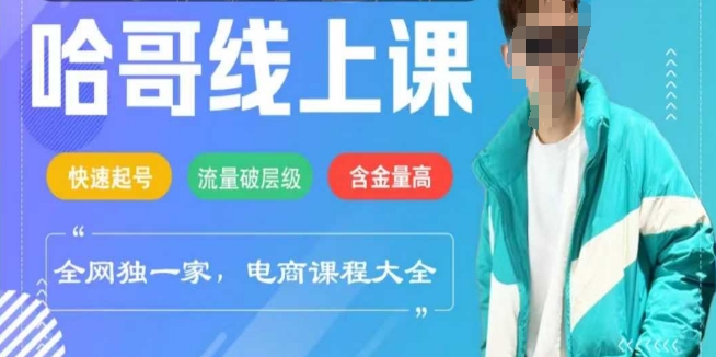 电商线上课程2025年，快速起号，流量破层级，这套方法起号率99%-老K资源网