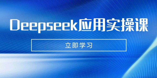 （14545期）Deepseek应用实操课：AI制作数字妈妈、写真、短视频，辅导作业，PPT制作等-老K资源网
