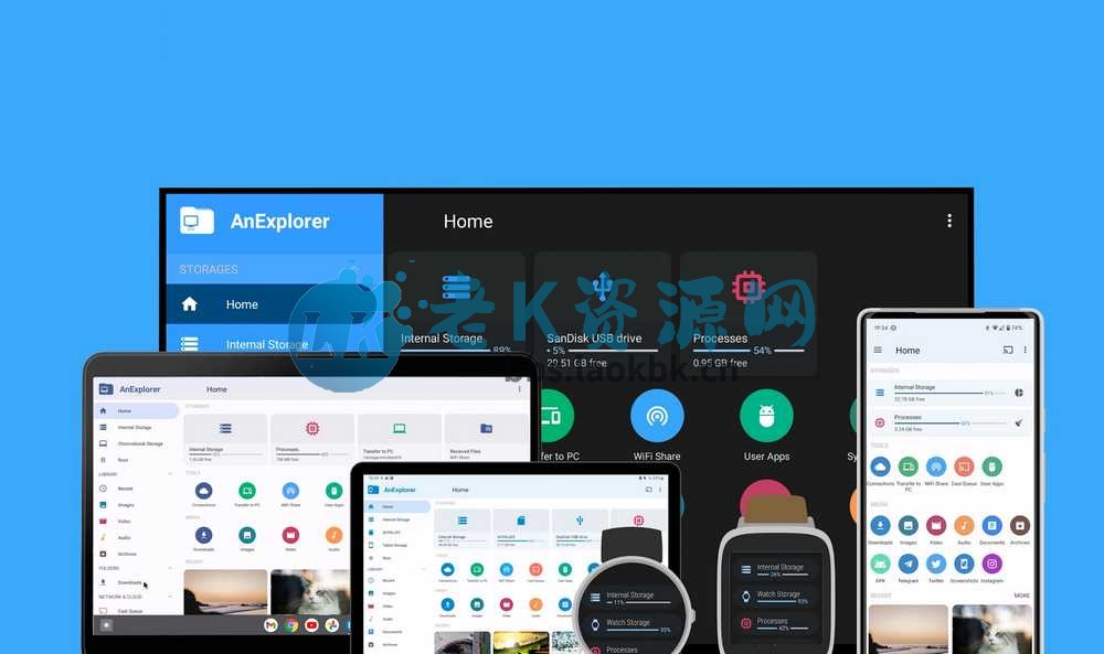 全能文件管理器AnExplorer：适配所有安卓设备-老K资源网