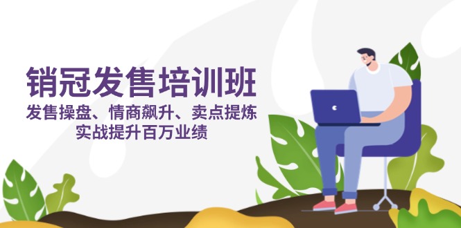 销冠 发售培训班：发售 操盘+情商 飙升+卖点 提炼，实战提升百万业绩-老K资源网