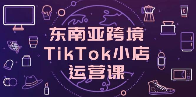 东南亚跨境TikTok小店运营课，掌握店铺设置与流量转化核心技巧-老K资源网