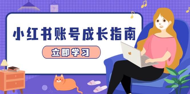 小红书账号成长指南，爆款选题+精准定位+数据分析，系统提升账号变现能力-老K资源网