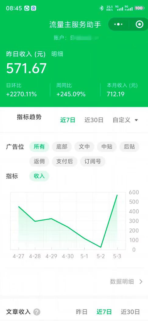 最新公众号托管躺赚项目，操作简单，只需复制粘贴，小白每天花五分钟，…-老K资源网