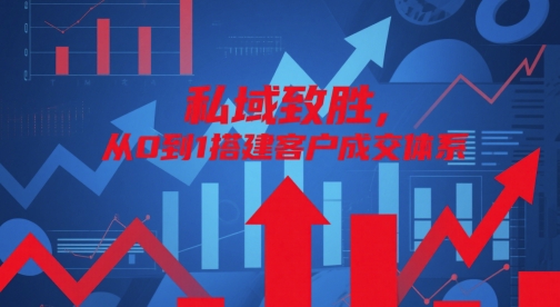 私域致胜，从0到1搭建客户成交体系-老K资源网