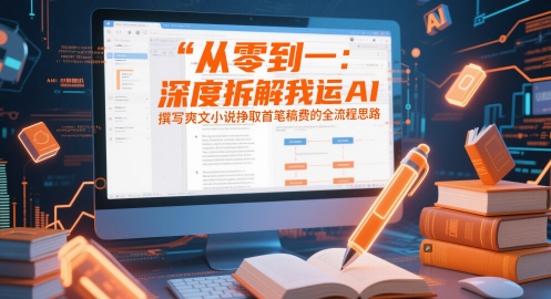 从零到一：深度拆解我运用AI撰写爽文小说挣取首笔稿费的全流程思路-老K资源网