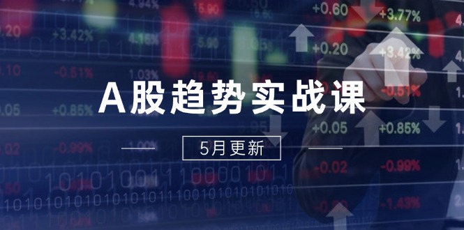 A股趋势实战课：主力动向+政策红利，2025全年策略5月更新-老K资源网