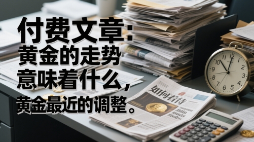 付费文章：黄金的走势意味着什么，如何看待黄金最近的调整-老K资源网