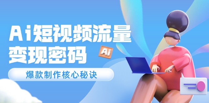 （14875期）Ai短视频流量密码，爆款制作核心秘诀，120万案例深度解析-老K资源网