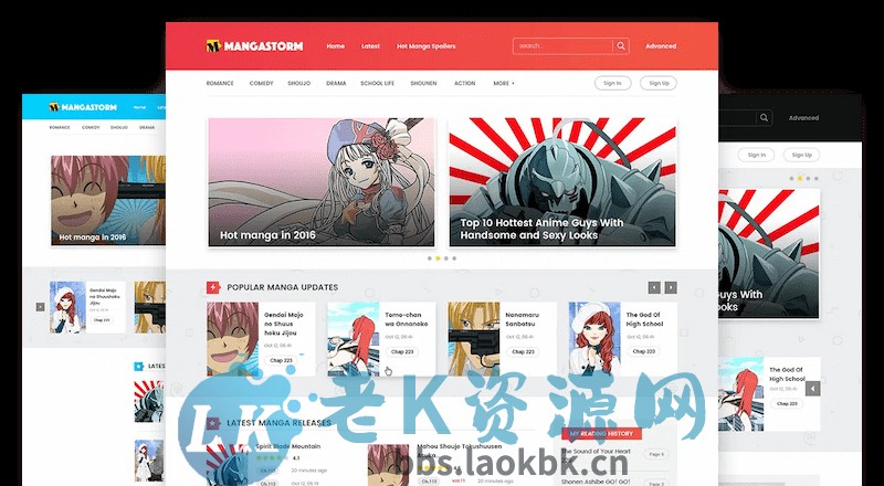 Madara 2.2.2.1主题源码 | 响应式WordPress漫画小说主题模板-老K资源网