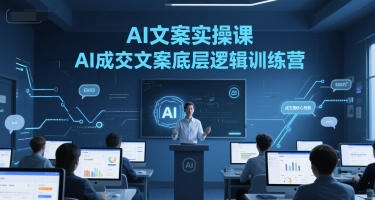 AI文案实操课，AI成交文案底层逻辑训练营-老K资源网