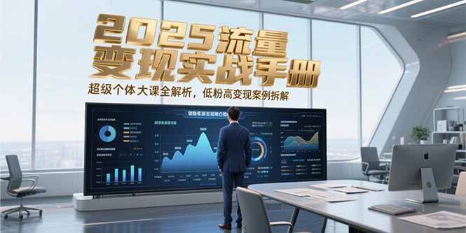 2025流量变现实战手册，超级个体大课全解析，低粉高变现案例拆解-老K资源网