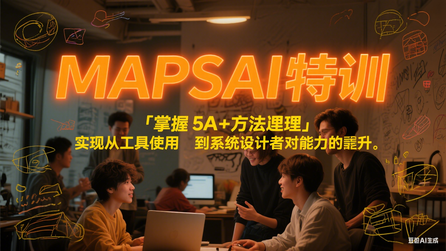 MAPSAI 特训，掌握 5A + 方法论，实现从工具使用者到系统设计者的能力跃升-老K资源网