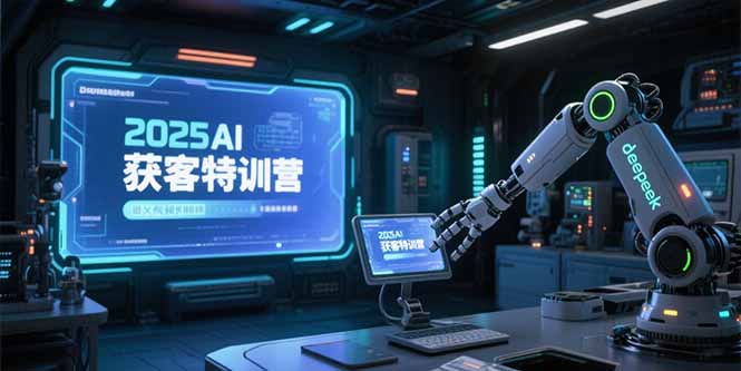 2025AI获客特训营，AI图文视频全制作，deepseek工具实操教学-老K资源网