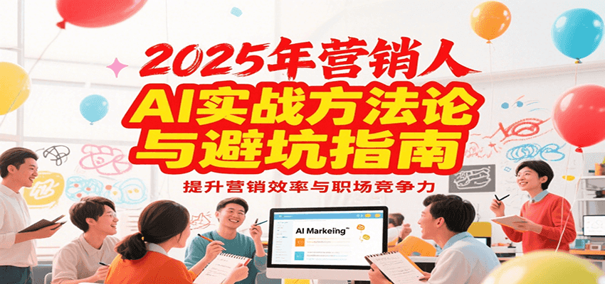 2025年营销实战方法论与避坑指南，利用AI提升营销效率与职场竞争力-老K资源网