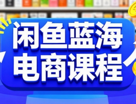 闲鱼蓝海电商课程，手把手助你快速上手，轻松实现闲鱼稳定盈利-老K资源网