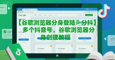 谷歌浏览器分身登陆多个抖音号，谷歌浏览器分身创建教程-老K资源网