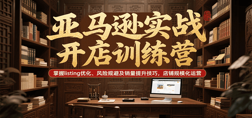 亚马逊实战开店训练营，掌握listing优化、风险规避及销量提升技巧，店铺规模化运营-老K资源网