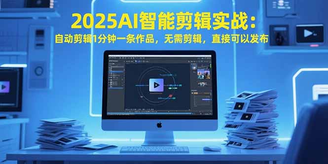 2025AI智能剪辑实战：自动剪辑1分钟一条作品，无需剪辑，直接可以发布-老K资源网