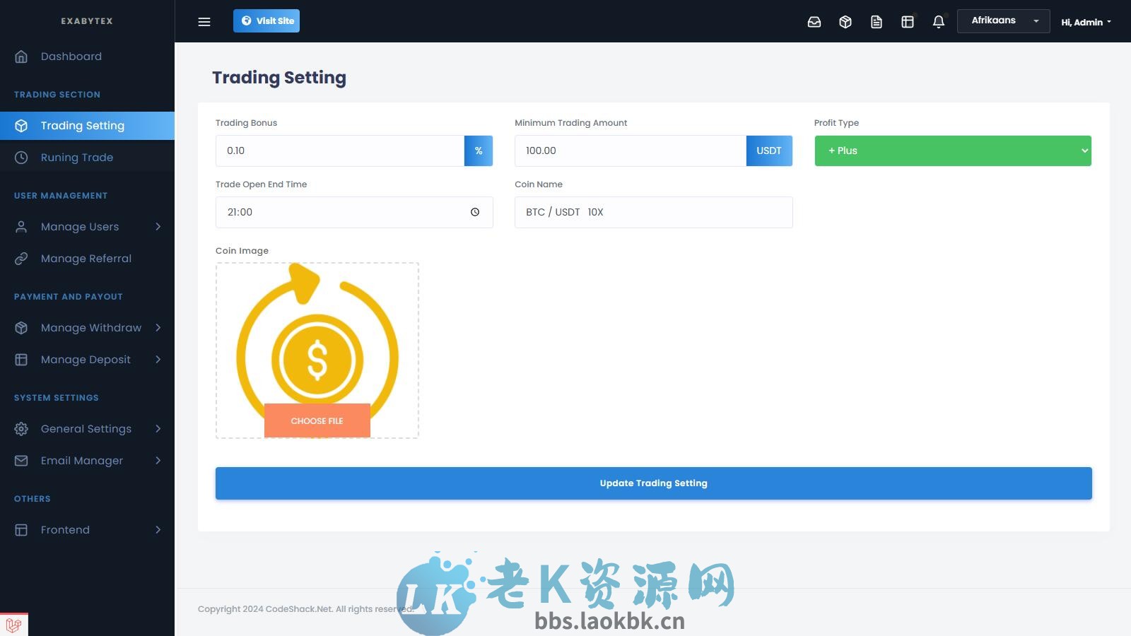 图片[4]-【升级版】AI量化投资源码/量化理财系统开源源码/海外版区块链理财交易所/AI量化理财-老K资源网