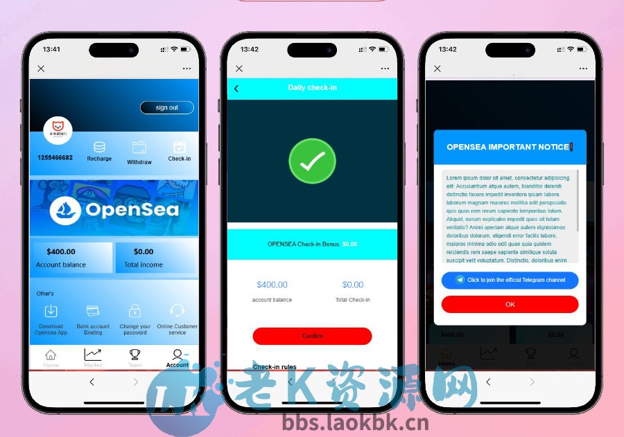 图片[2]-最新海外NFC系统源码/理财系统/三级代理/可自定义产品-老K资源网