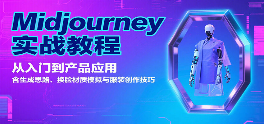 Midjourney实战教程：从入门到产品应用，含生成思路、换脸材质模拟与服装创作技巧-老K资源网