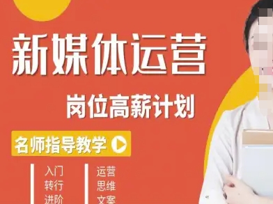 新媒体运营高薪升核培养计划，入门-转行-进阶-老K资源网