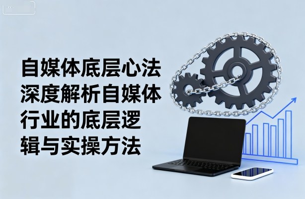 自媒体底层心法，深度解析自媒体行业的底层逻辑与实操方法-老K资源网