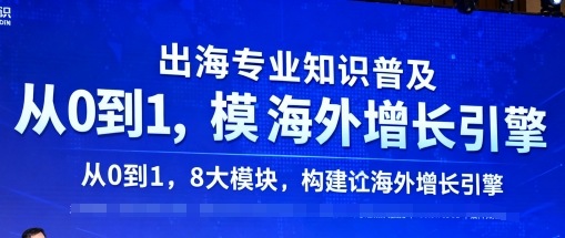 出海专业知识普及，从0到1，8大模块构建你的海外增长引擎-老K资源网
