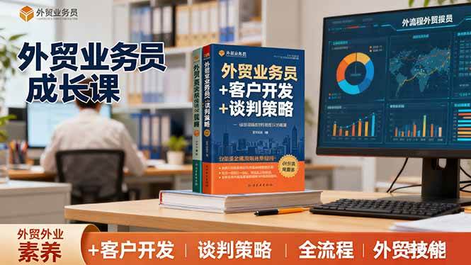 （16250期）外贸业务员成长课：职业素养+客户开发+谈判策略、掌握全流程外贸技能-老K资源网