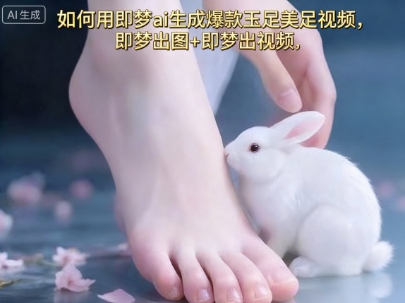 如何用即梦ai生成爆款玉足美足视频，即梦出图+即梦出视频，快速涨粉-老K资源网
