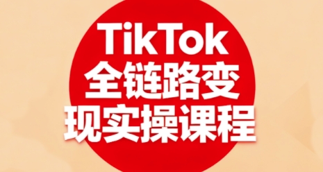 TikTok全链路变现实操课程，全方位助力学员掌握TK变现技能-老K资源网