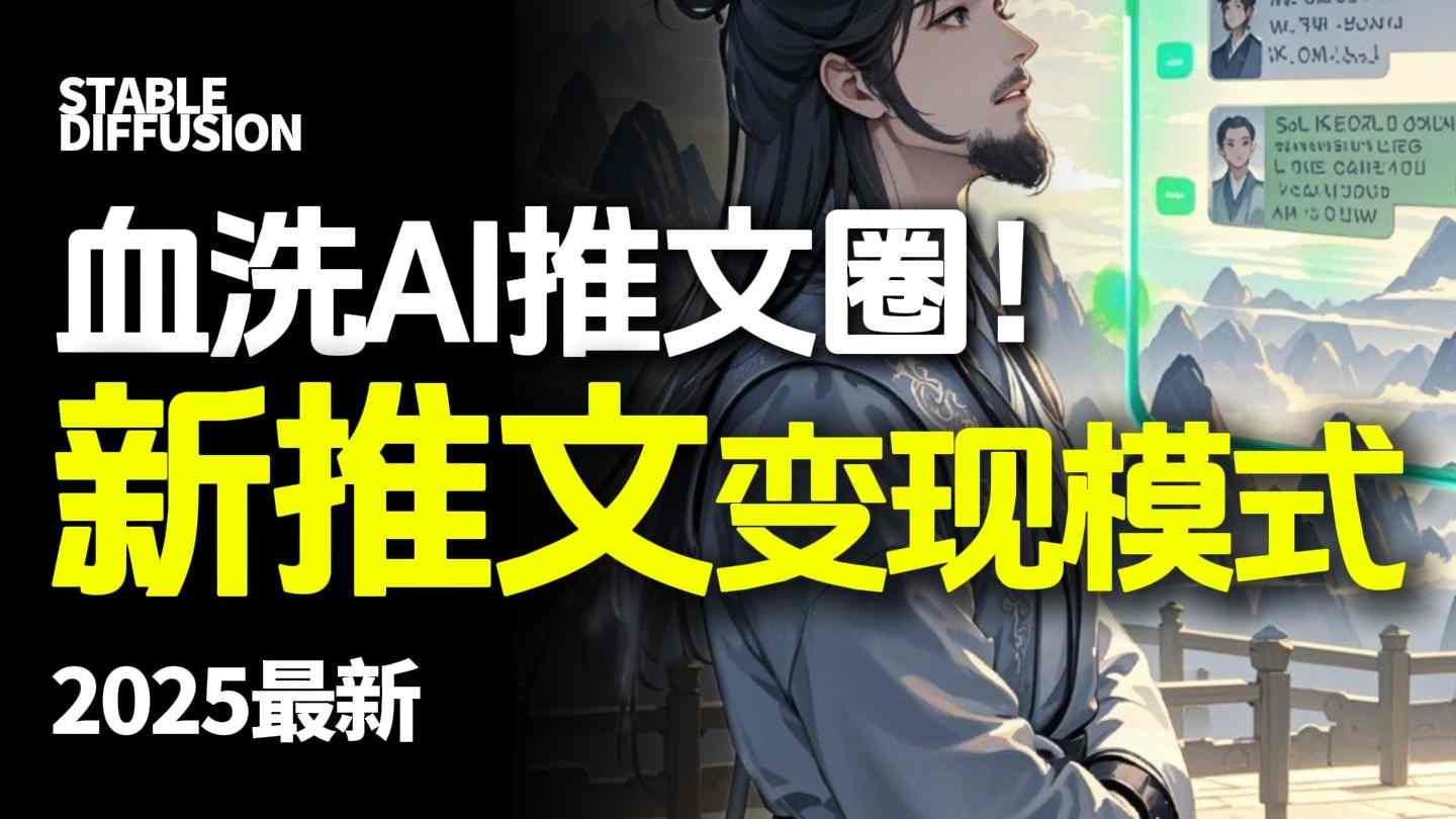 最新AI动态电影漫画小说推文，全流程实操教学，小白也能月入1W+-老K资源网
