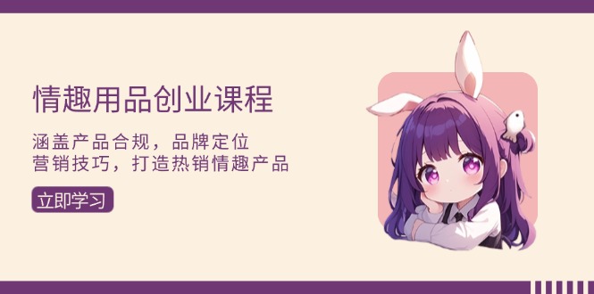 情趣用品创业课程：涵盖产品合规，品牌定位，营销技巧，打造热销情趣产品-轻创联盟