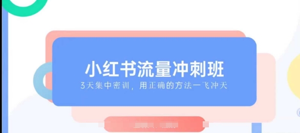小红书流量冲刺班2025，最懂小红书的女人，快速教你2025年入局小红书-轻创联盟