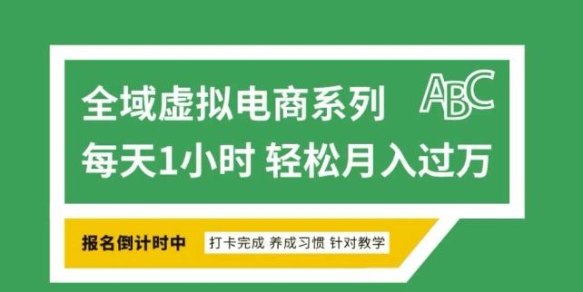 全域虚拟电商变现系列，通过平台出售虚拟电商产品从而获利-轻创联盟