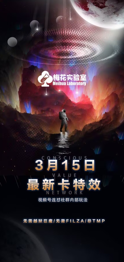 梅花实验室视频号连怼玩法-3月15日最新卡特效技术(无需越狱、巨魔、tmp)-轻创联盟