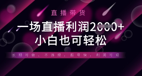 半无人直播带货，一场利润数张，适合所有平台玩法，小白也可轻松-轻创联盟