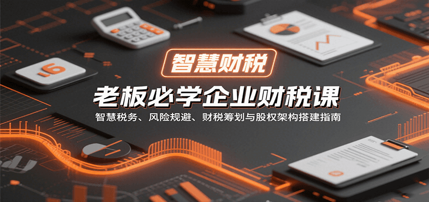 老板必学企业财税课：智慧税务、风险规避、财税筹划与股权架构搭建指南-轻创联盟
